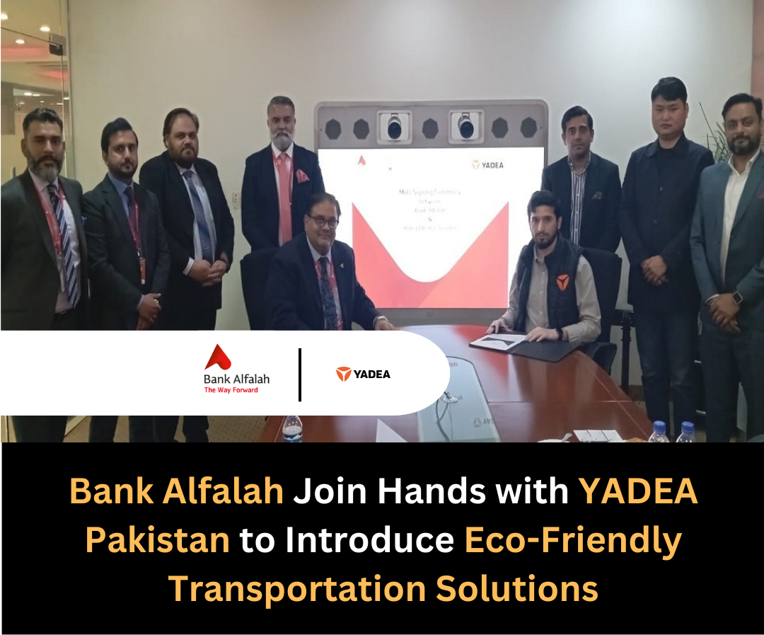 Bank Alfalah Join Hands with YADEA Pakistan