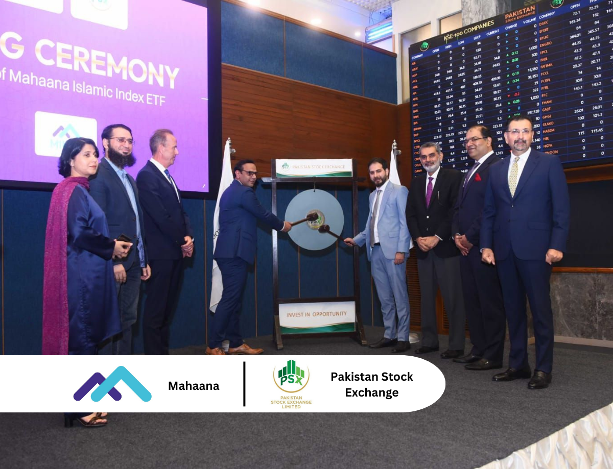 Pakistan Stock Exchange (PSX) Marks Listing of Mahaana Islamic Index ETF