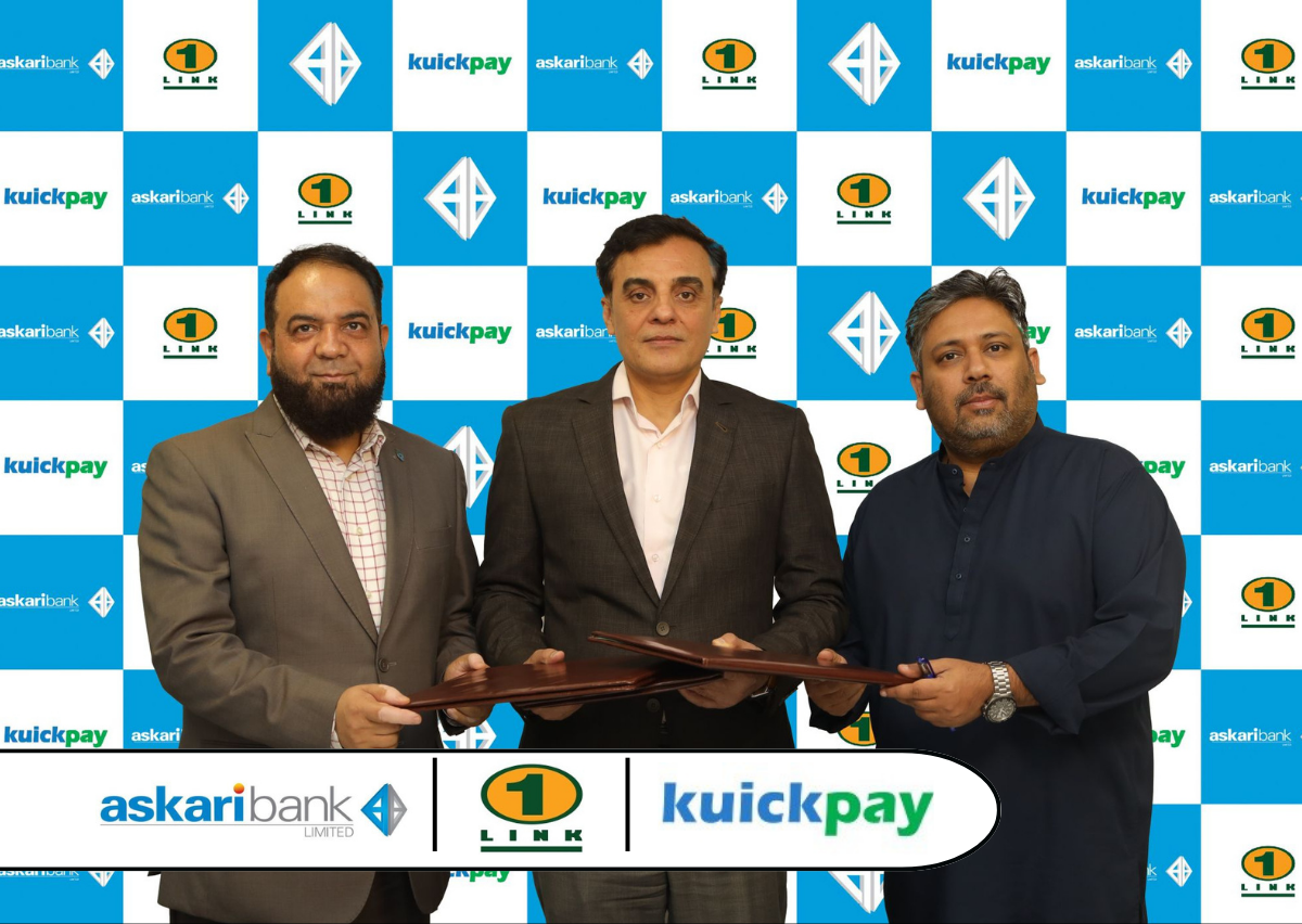 Askari Bank, 1LINK, and Kuickpay Sign Tripartite Agreement