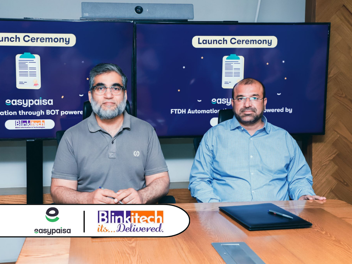 Easypaisa Collaborates with Blink Information and Technologies