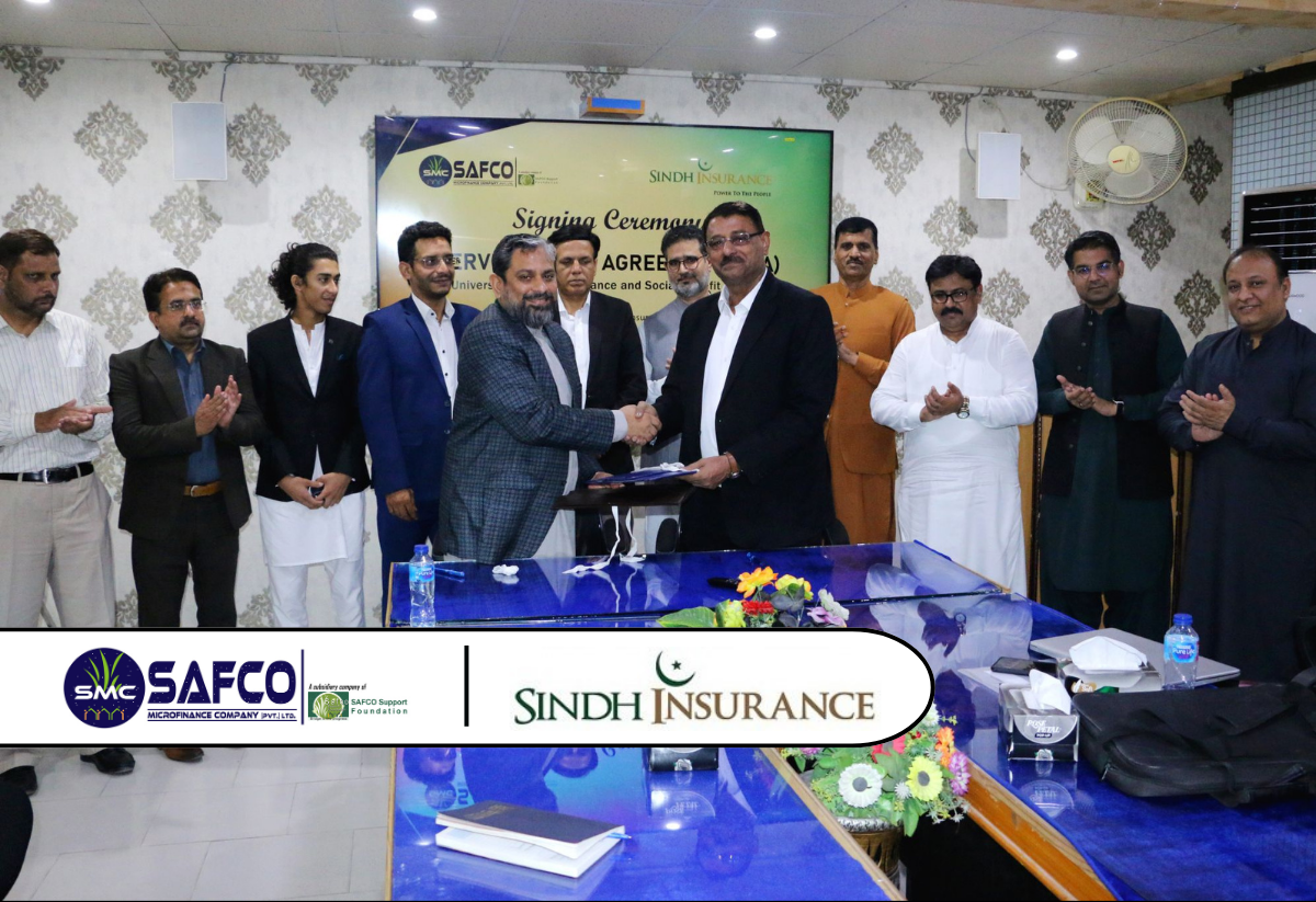 SAFCO Microfinance Company and Sindh Insurance Limited Partner to Launch Universal Accident and Social Benefit Scheme