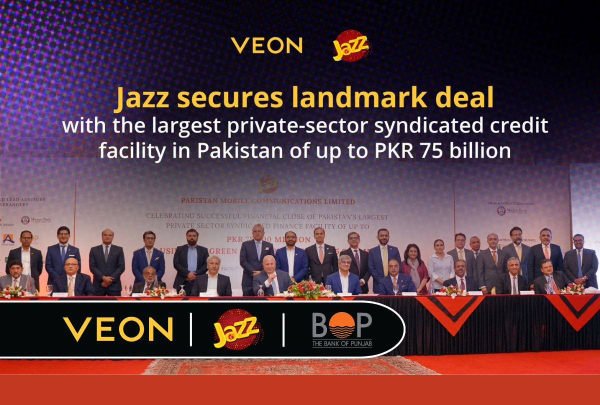 VEON Jazz Secures Pakistan Largest Long-Term Private Sector