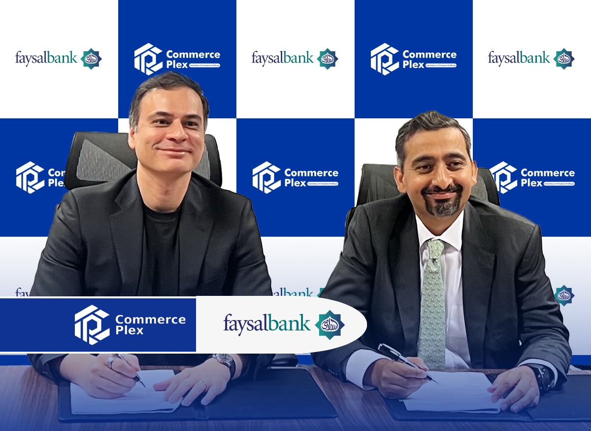 Commerce Plex and Faysal Bank Ltd Partner