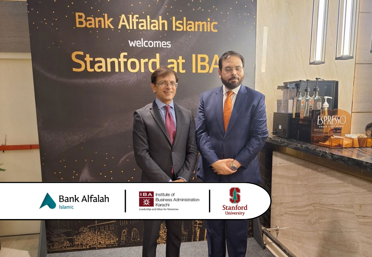 IBA Karachi, Stanford University and Bank Alfalah Islamic Partners