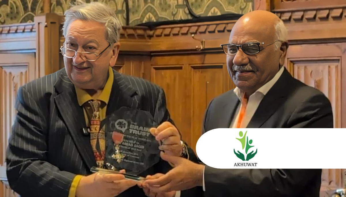 Dr. Amjad Saqib Receives Brain of the Year 2025 Award by The Brain Trust