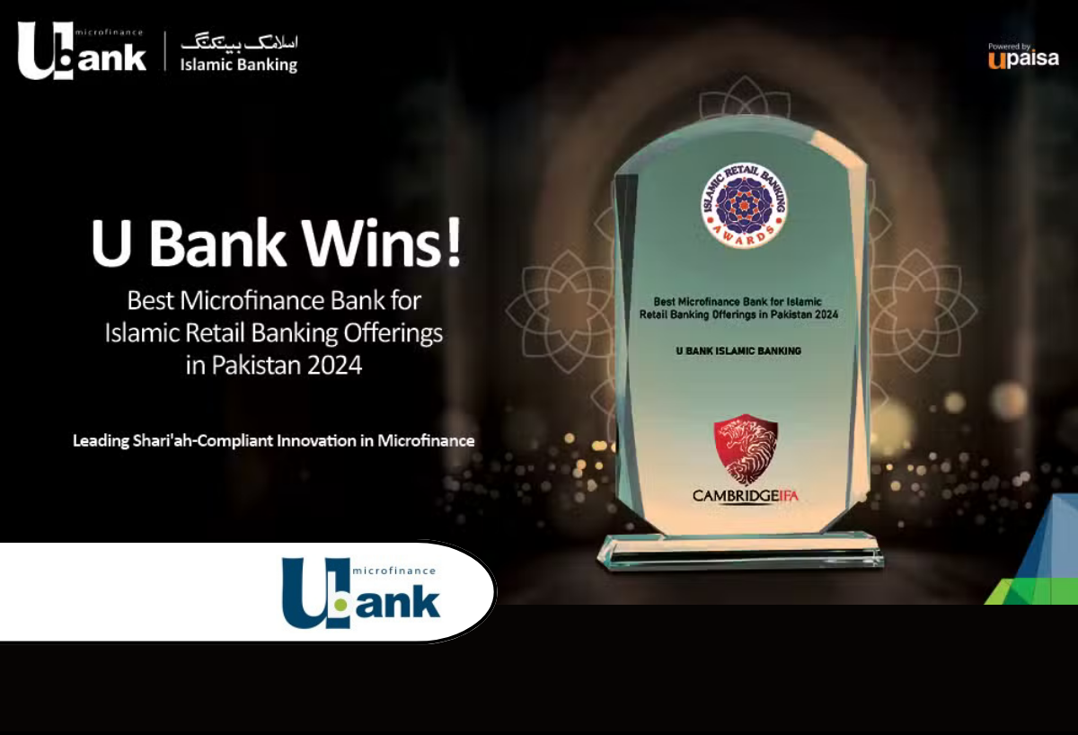 U Bank Wins Best Microfinance Bank for Islamic Retail Banking Offerings at the IRBA 2024