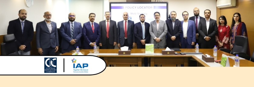 Central Depository Company (CDC) and IAP sign MoU for Life Insurance Policy Finder