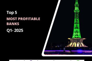 Top 5 Most Profitable Banks of Pakistan in Q1 2025