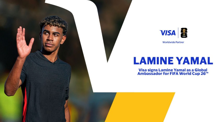Visa signs football phenom Lamine Yamal as global ambassador for FIFA World Cup 26