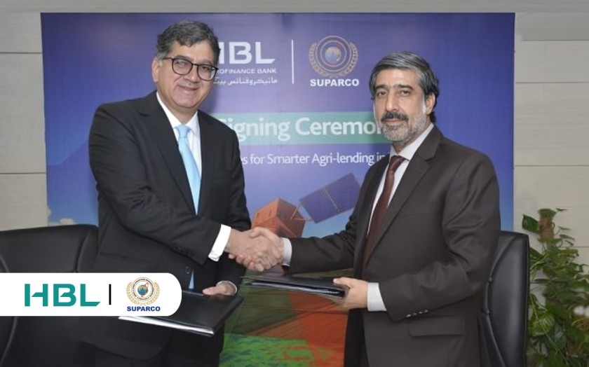 Satellite-based agricultural analytics: HBL Microfinance Bank, SUPARCO sign MoU