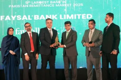 Faysal Bank Ranked Amongst the Top 5 Banks in Pakistan Remittance Market by SBP