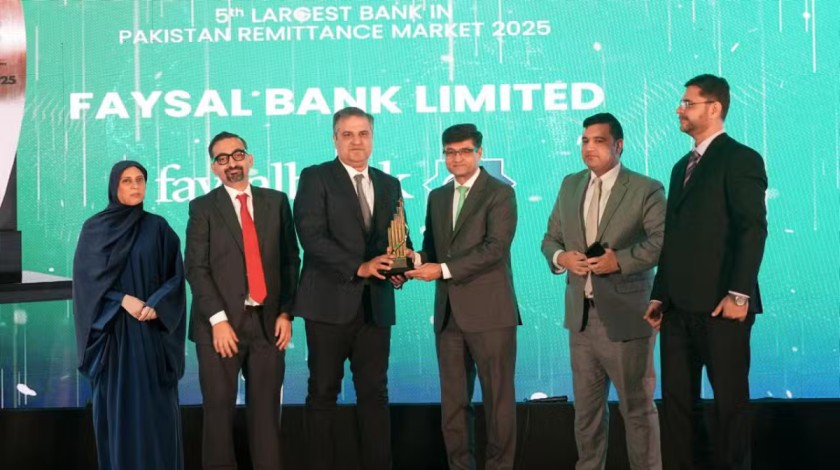 Faysal Bank Ranked Amongst the Top 5 Banks in Pakistan Remittance Market by SBP