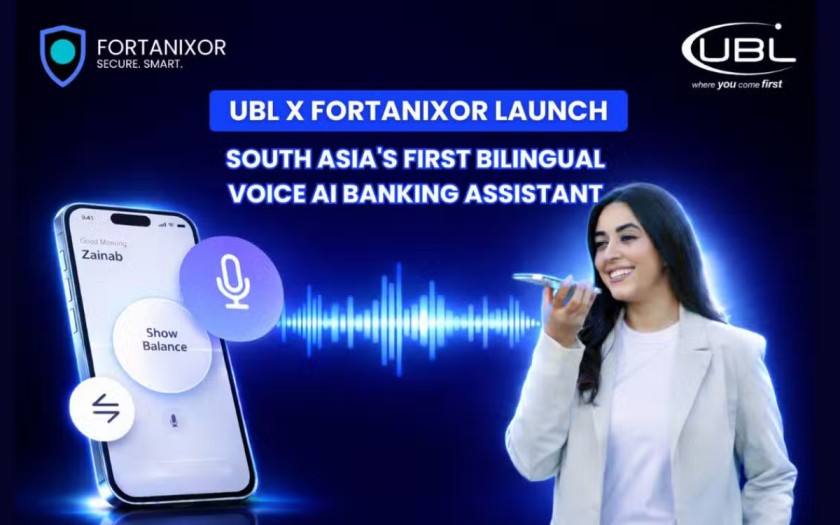 UBL Launches AI Voice Command Banking, Powered by Fortanixor Technologies