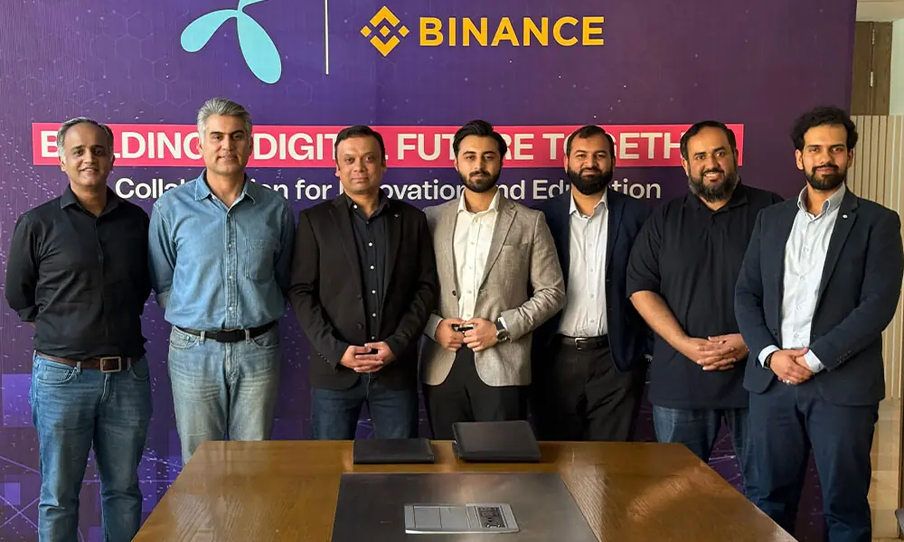 Binance and Telenor Pakistan partners to explore digital innovation and blockchain education initiatives in Pakistan
