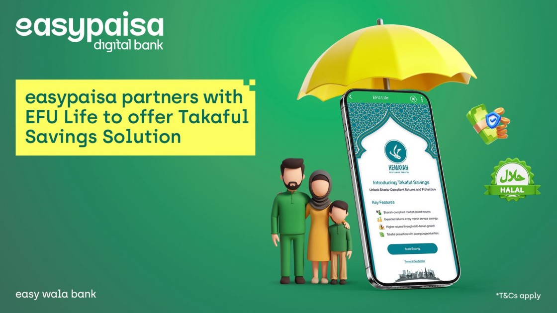 easypaisa partners with EFU Life to offer Takaful Savings Solution